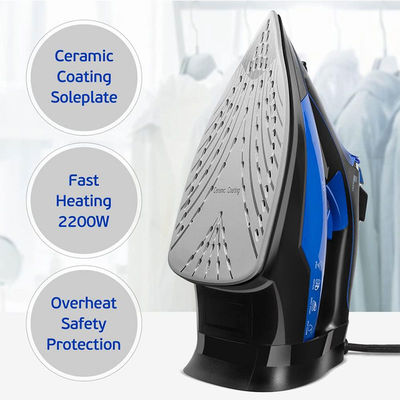 2400W لباس بخار آهن با سرامیک Soleplate عمودی بخار توربو