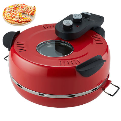 قیمت مستقیم کارخانه 12 اینچ نان چپک Calzone سازنده پيتزا اجاق در خانه قرمز استفاده سریع سرگرم الکتریکی چند پيتزا سازنده