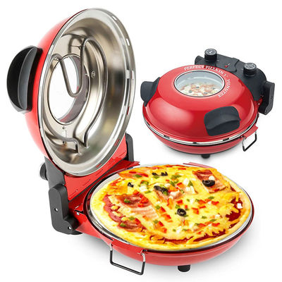 قیمت مستقیم کارخانه 12 اینچ نان چپک Calzone سازنده پيتزا اجاق در خانه قرمز استفاده سریع سرگرم الکتریکی چند پيتزا سازنده