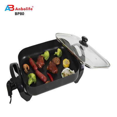 گلدان الکتریکی توسط Culina 18/10 فولاد ضد زنگ، داخلی ضد چسب، با پوشش شیشه ای 12 اینچ دور Ptfe بدون pfoa ظرفشویی امن