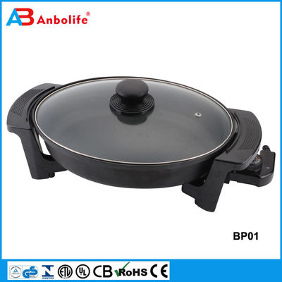 گلدان الکتریکی توسط Culina 18/10 فولاد ضد زنگ، داخلی ضد چسب، با پوشش شیشه ای 12 اینچ دور Ptfe بدون pfoa ظرفشویی امن