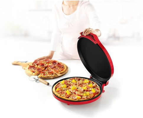 پيتزا ساز چند وظيفه اي با کنترل دماي قابل تنظیم ایده آل برای پيتزا Quiches پای Crepes BBQ برقي پيتزا اجاق