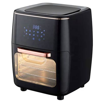 بدون روغن 8L 1800W فولاد ضد زنگ دیجیتال استفاده خانگی صفحه لمسی فریزر هوا بخار هوشمند