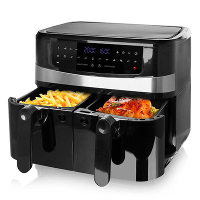 فرورنده دو قوطی بدون روغن هوشمند دو قوطی 9L دیجیتال 2400W