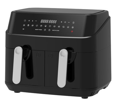 فرورنده دو قوطی بدون روغن هوشمند دو قوطی 9L دیجیتال 2400W