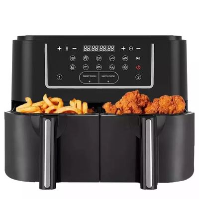 9L 2000W فرایر هوا هوشمند با سبد دوگانه دیجیتال با پنجره قابل مشاهده