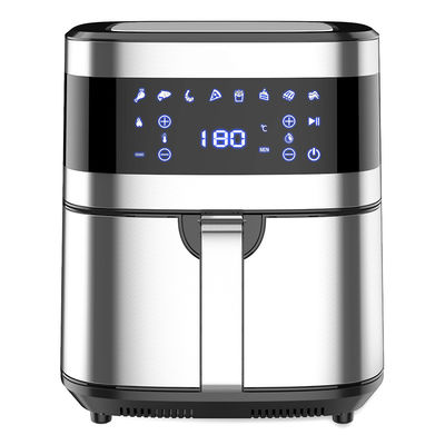 کنترل دیجیتالی آنبولیف 1800w 8L ظرفیت فرنج هوا با صفحه نمایش منوی LCD