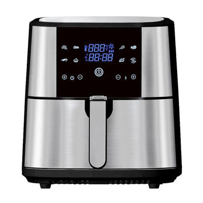 کنترل دیجیتالی آنبولیف 1800w 8L ظرفیت فرنج هوا با صفحه نمایش منوی LCD