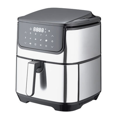 OEM 6L 8L فولاد ضد زنگ فریزر هوا دیجیتالی 1800W