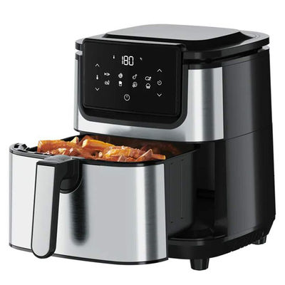 OEM 6L 8L فولاد ضد زنگ فریزر هوا دیجیتالی 1800W