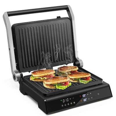 4 تکه BBQ Panini برقی با کنترل دمای و زمان