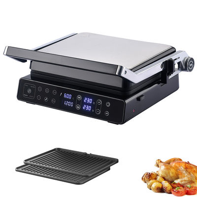 2000w Digital Electric Cooktop House Use Temperature Probe Option با صفحه Ptfe قابل جدا کردن و کنترل ارتفاع