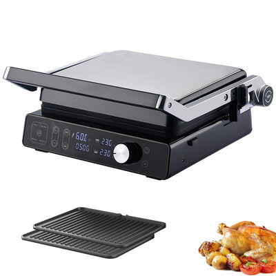 2000w Digital Electric Cooktop House Use Temperature Probe Option با صفحه Ptfe قابل جدا کردن و کنترل ارتفاع
