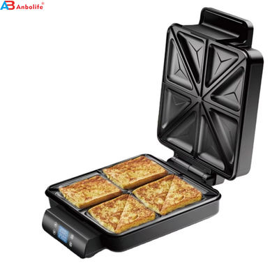 ماشین ساندویچ الکتریکی 3 در 1 پوشش ضد چسب آشپزخانه دستگاه پخت و پز
