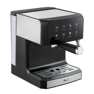 Anbo Cheap Wholesale Manual Control Expresso Coffee Machine 20 bar Wide Espresso Coffee Maker with Milk Frother for Home Office