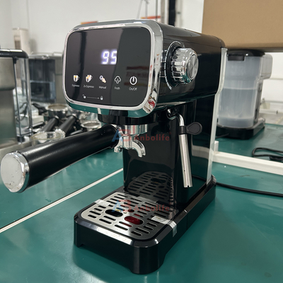 Electric Portable 20bar Espresso Coffee Maker New Milk Frother Semi-Automatic Coffe MachineHousehold Use for Hotel
