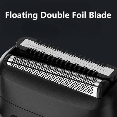 ریشتراش برقی مینی قابل حمل با استاندارد IPX7 ضدآب و باتری 350 میلیآمپر ساعتی برای 60 دقیقه زمان کارکرد