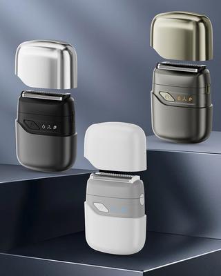 ریشتراش برقی مینی قابل حمل با استاندارد IPX7 ضدآب و باتری 350 میلیآمپر ساعتی برای 60 دقیقه زمان کارکرد