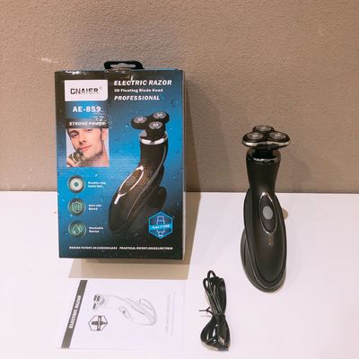 ماشین تراش برقی قابل حمل برای مردان با تیغه فولاد ضد زنگ و دسته پلاستیکی برای استفاده از صورت