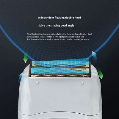 ریش تراش برقی شارژی با باتری 1200 میلی آمپر ساعتی و نمایشگر دیجیتال برای اصلاح مردان