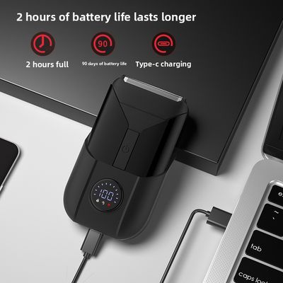 چاقوی برقی 5 ولت با تیغه دوقلو با پوشش پلاستیکی برای تراشیدن بدن مردان