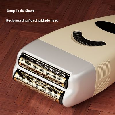 ماشین تراش برقی قابل شارژ با باتری 1200 میلی آمپر قطعات غیرضروری و پوشش پلاستیکی برای تراشیدن صورت مردان