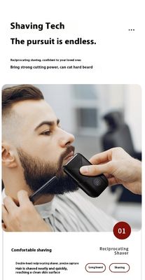 چاقوی برقی 5 ولت با تیغه دوقلو با پوشش پلاستیکی برای تراشیدن بدن مردان