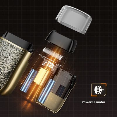 ماشین تراش برقی حرفه ای مردانه با باتری 500 میلی آمپر تیغه های فولاد ضد زنگ و شستشوی کامل بدن