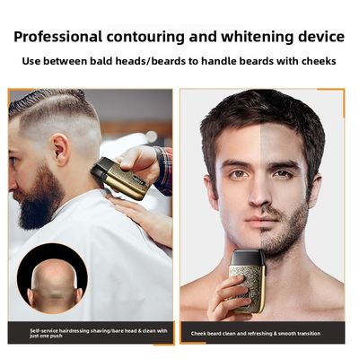 ماشین تراش برقی حرفه ای مردانه با باتری 500 میلی آمپر تیغه های فولاد ضد زنگ و شستشوی کامل بدن