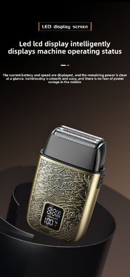 ماشین تراش برقی حرفه ای مردانه با باتری 500 میلی آمپر تیغه های فولاد ضد زنگ و شستشوی کامل بدن