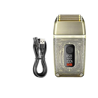 ریشتراش برقی با طراحی رترو و شارژ USB، باتری 1200 میلیآمپر ساعتی و شارژ سریع 1 تا 3 ساعته برای مردان