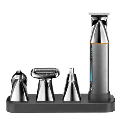 ماشین اصلاح برقی چند منظوره 5 در 1 با باتری 1200 میلی آمپر ساعتی و 1 سال گارانتی برای شارژ سریع و ماشین اصلاح موی قابل شستشوی کل بدن