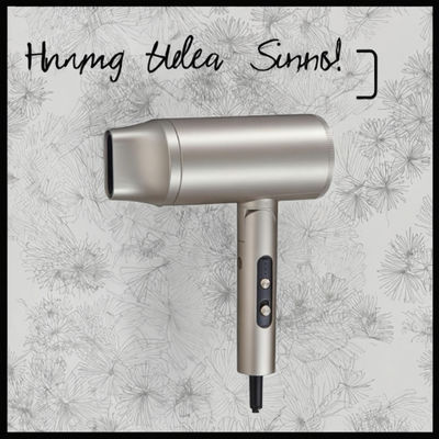 سشوار حرفهای 2000 وات با موتور BLDC با سرعت 110,000 دور در دقیقه و 500 میلیون یون منفی برای استفاده در سالن و منزل