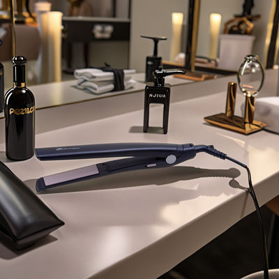 صاف کننده و فر کننده موی PTC با صفحات پوشش سرامیکی و تورمالین و سیم برق چرخشی 360 درجه