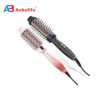 ANBOLIFE 2 در 1 برش هوا گرم گرد گرم با 15s گرم کردن سریع PTC و 32/38mm بشکه برای حجم و صاف کردن مو