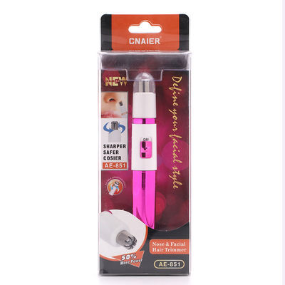 ریشتراش برقی موی بینی ANBOLIFE با باتری لیتیومی برای استفاده خانگی، پلاستیک بادوام، پیرایشگر شخصی