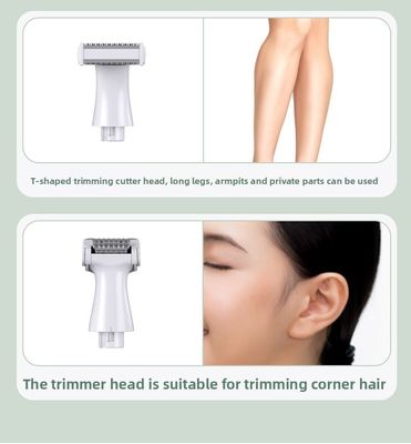 6-در-1 چند وظيفه زنانه تراش کننده تراش کننده با 1200mAh باتری تیغه فولاد ضد زنگ و قطعات اضافی رایگان