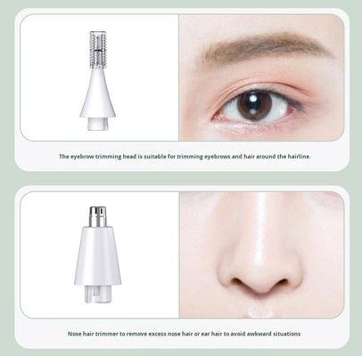 6-در-1 چند وظيفه زنانه تراش کننده تراش کننده با 1200mAh باتری تیغه فولاد ضد زنگ و قطعات اضافی رایگان
