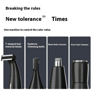 ریشتراش برقی شارژی USB با باتری 600 میلیآمپر ساعتی و 90 دقیقه زمان کار تیغههای استیل ضد زنگ پیرایشگر شخصی