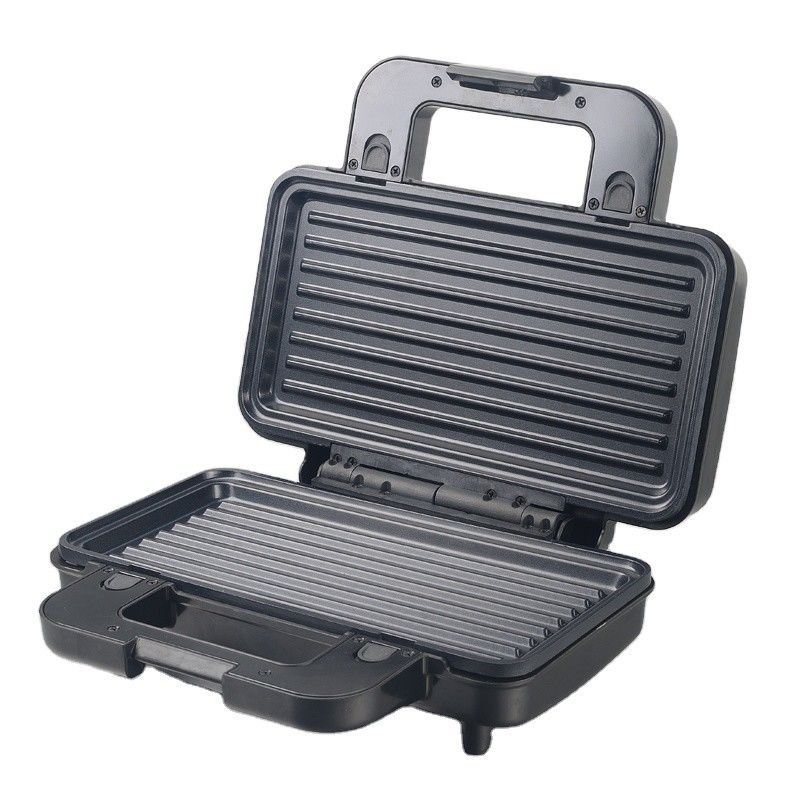 2 تکه ساندویچ سازنده فالوور قابل جدا کردن وافل پنکیک سازنده BBQ گرل Non Stick Coating Kitchen Cooking Appliance