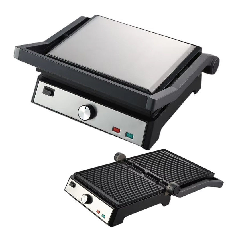 برقی تماس Bbq بدون دود کباب خانگی آشپزی دستگاه جداکننده 4/6 تکه Panini ساز