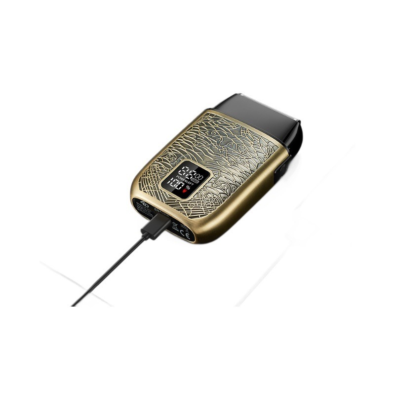 ماشین تراش برقی حرفه ای مردانه با باتری 500 میلی آمپر تیغه های فولاد ضد زنگ و شستشوی کامل بدن