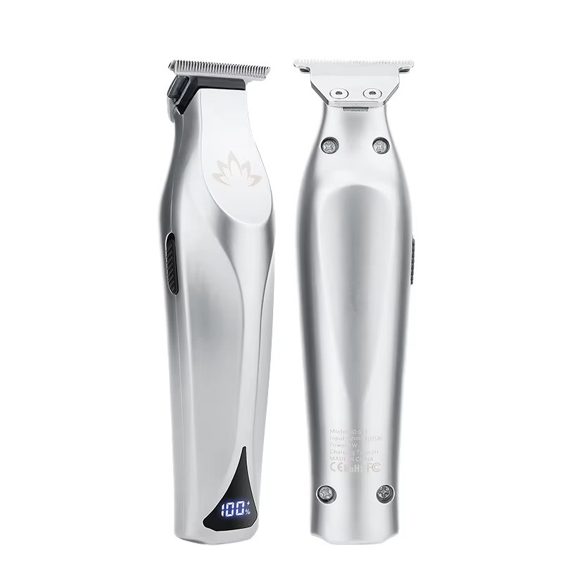 ماشین اصلاح موی حرفهای با باتری لیتیومی 2200 میلیآمپر ساعتی، نمایشگر LED و بستهبندی جعبه هدیه